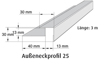 Außeneckprofil 25