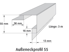 Außeneckprofil 55